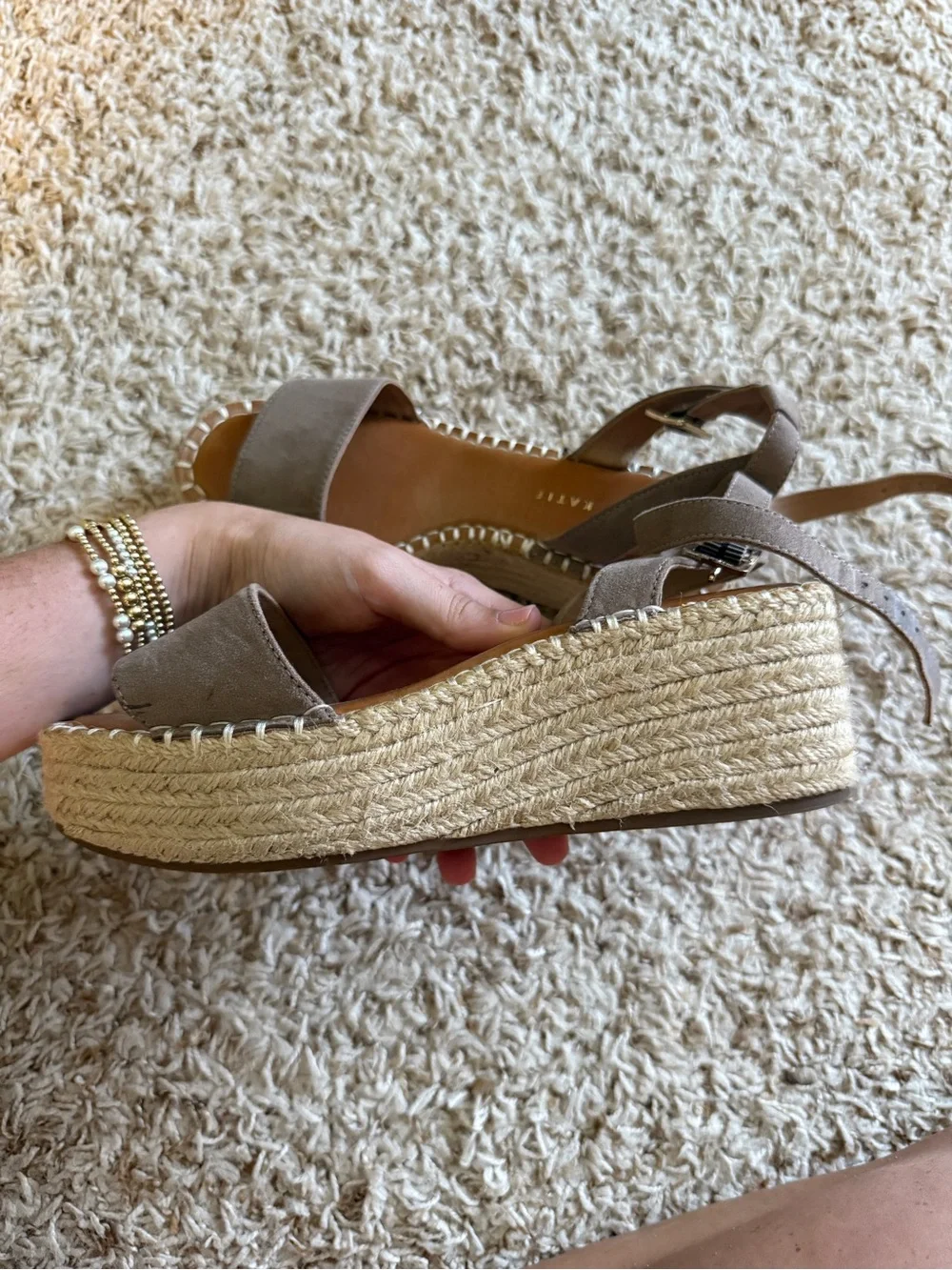 Kelly & Katie Tan Wedges
